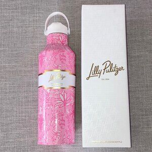Lilly Pulitzer Palm Beach Playground Stainless Steel Water Bottle